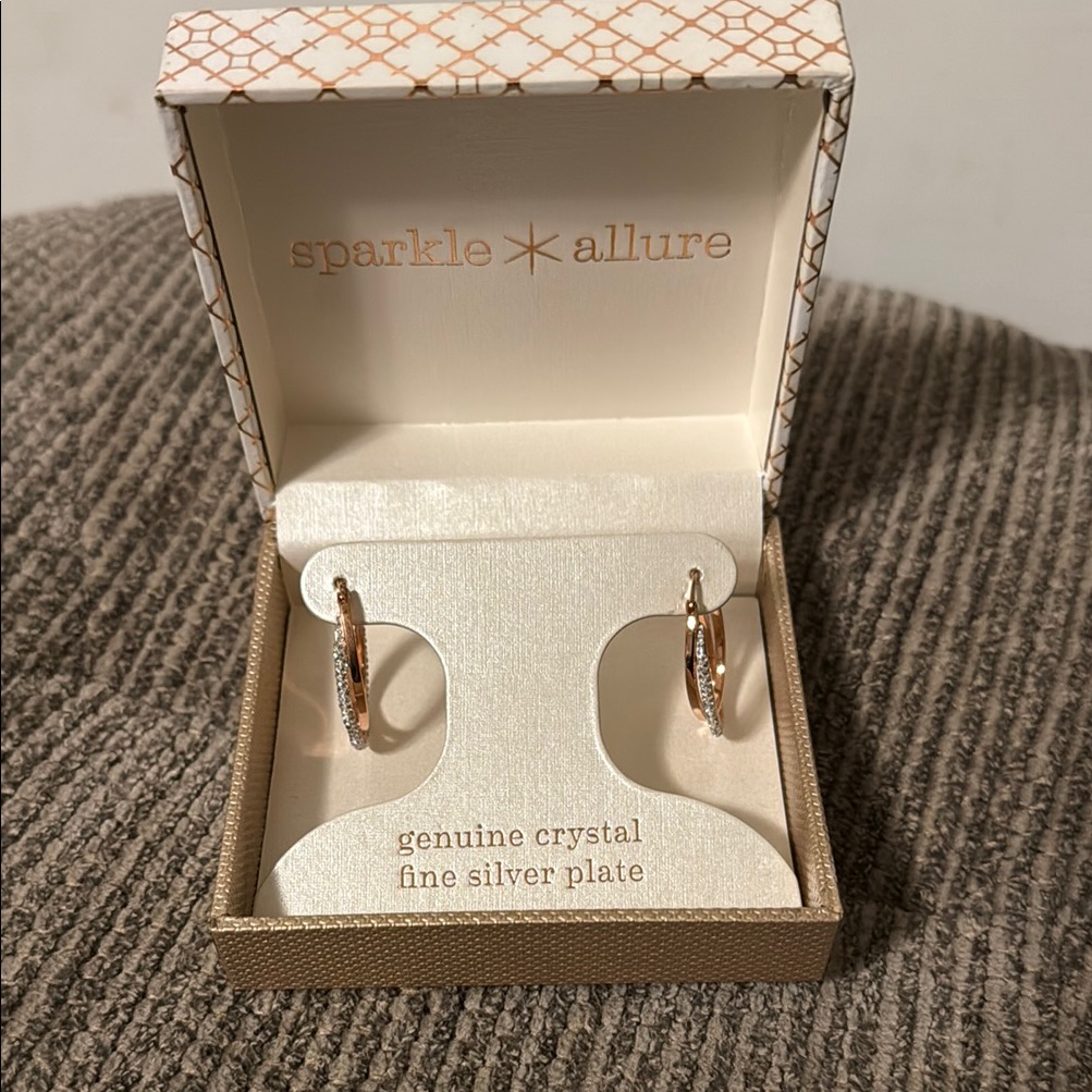 Mac Cosmetics Silver And Gold Hoop Earrings